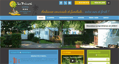 Desktop Screenshot of camping-laprevote.fr